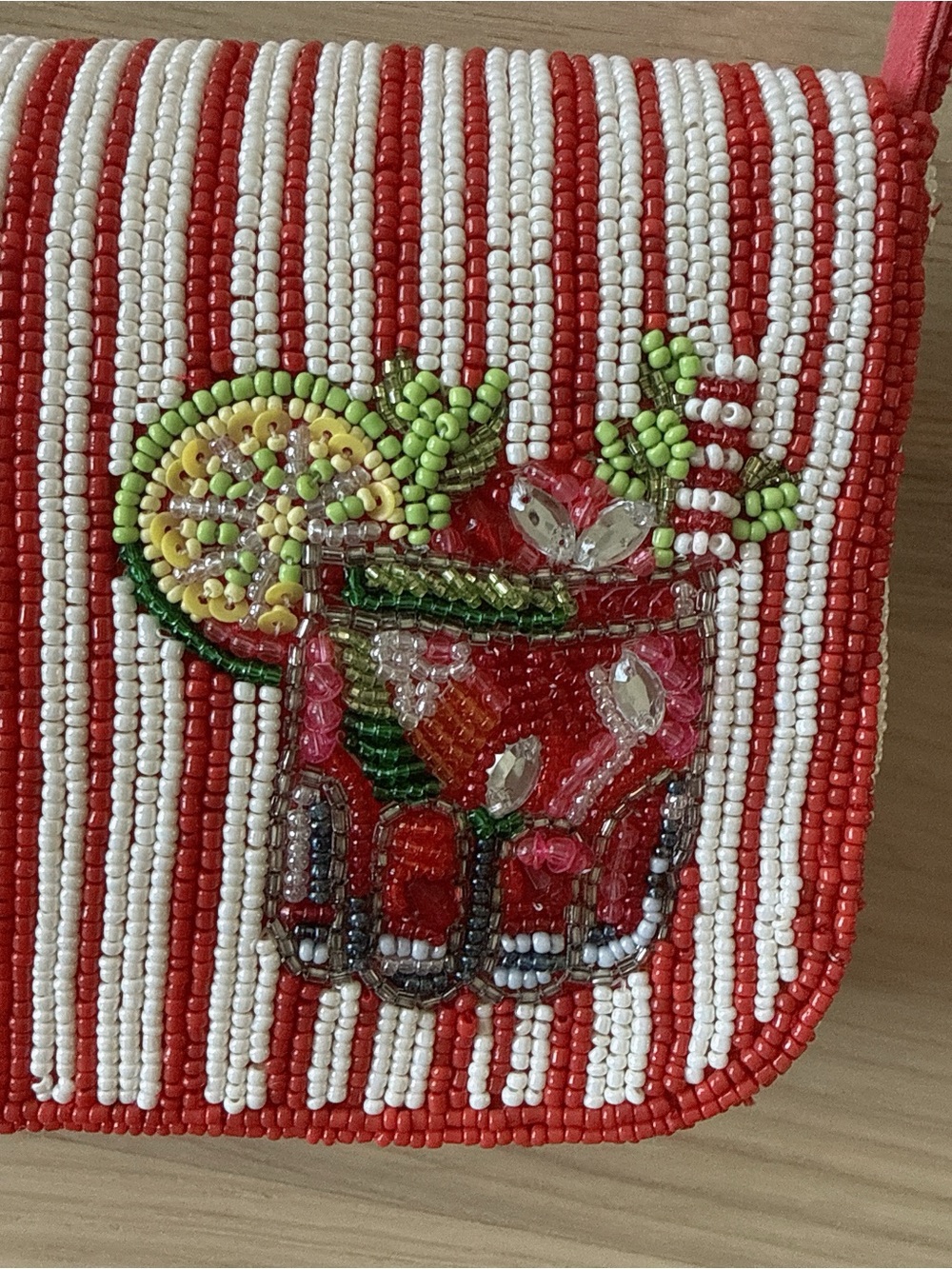 NWT RARE Anthropologie Fiona Beaded Bag: Food & Drink Edition - Picture 6 of 12